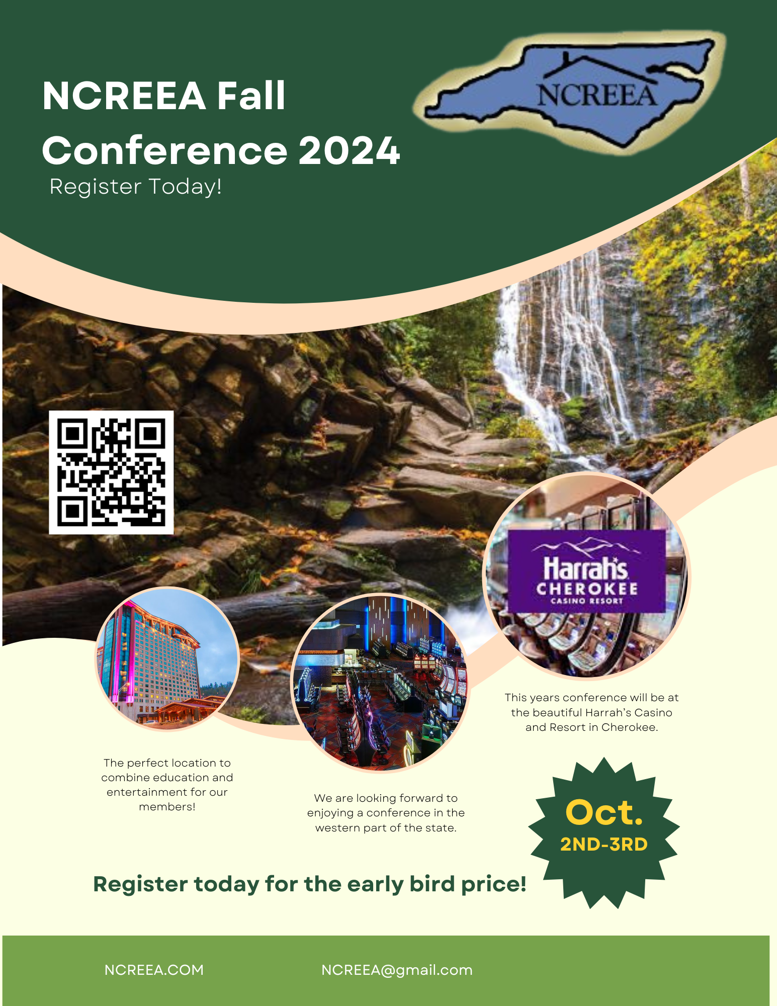 2024 conference flyer with code